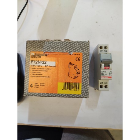 BTICINO - F72N/32 - INTERRUTTORE SEZIONATORE 32A 400V 2P