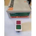 N.2 PEZZI - BTICINO - AM5064V - PORTALAMPADA ROSSO/VERDE