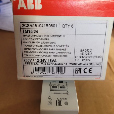 ABB - 2CSM151041R0801 - BLOCCO DIFFERENZIALE