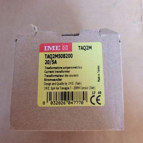 IME - TAQ2M50B200 - TRASFORMATORE AMPEROMETRICO 20/5A