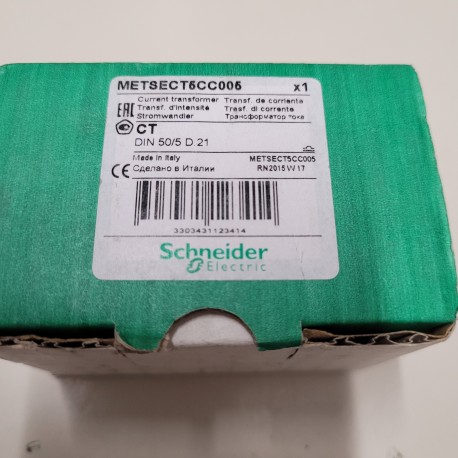 SCHNEIDER - METSECT5CC005 - TRASFORMATORE AMPEROMETRICO TROPICALIZZATO 50/5A