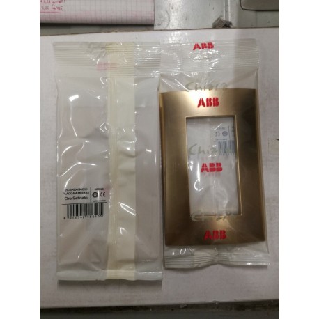 ABB - Placca 4 moduli oro satinato 2CSK0454CH