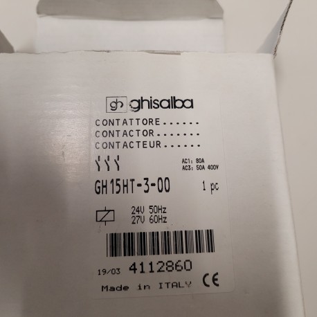 GHISLBA - 4112860 - CONTATTORE GH 15HT-3-00