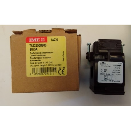 IME - TA22150B800 - TRASFORMATORE AMPEROMETRICO 80/5A