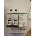 SCHNEIDER - A9F79220 + A9Q61225 - INT. MAGNETOTERMICO + BLOCCO DIFF.