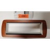 Bticino - Placca 7 moduli – legno ciliegio americano L4807LCA