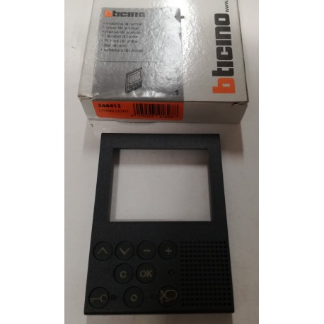 Bticino - Mostrina frontale finitura anthracite per Video Display 344412